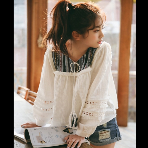인디언 인형 셔츠 블라우스 anymore 인디언 인형 셔츠 블라우스 anymore