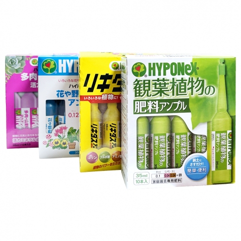 하이포넥스 앰플 4종 관엽식물 레이쇼 리키다스 다육 산야초