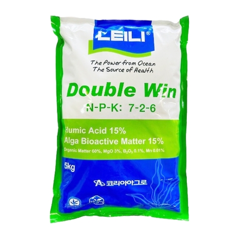 더블윈 5kg 해조류 유기물 복합 비료 토양개량 미량요소 추비 퇴비