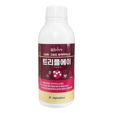 트리플에이 500ml 유리 아미노산 해조추출물 뿌리발달 당도증가 스트레스 경감