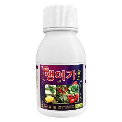 팽이가골드 200ml 액제 달팽이 퇴치제 민달팽이 집달팽이 식물추출물 방제
