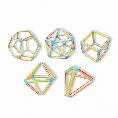 정다면체 만들기/ 축구공/ 빨대/연결발(EVA)