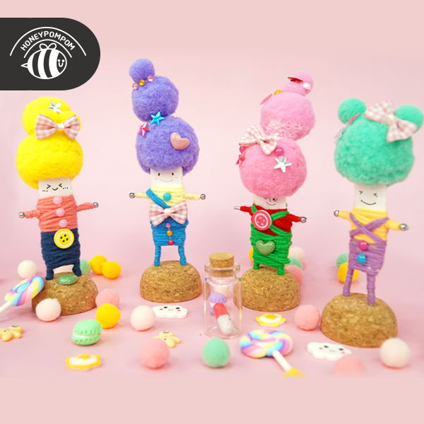 [허니폼폼] 걱정인형 친구들 DIY 4종(택 1)