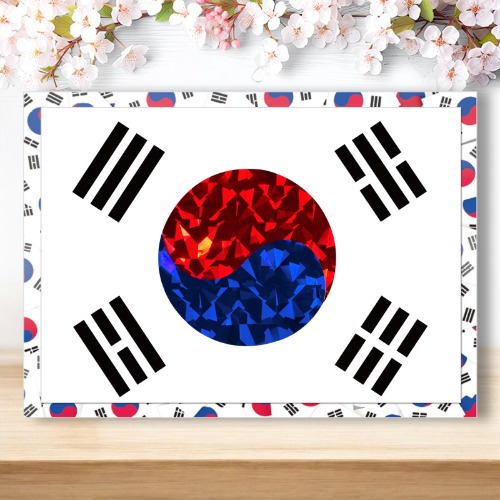 [매직북스] 태극기 포일아트 (액자판 포함)