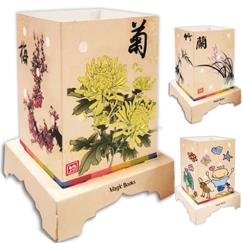 [매직북스] 한지문양 컬러링 무드등