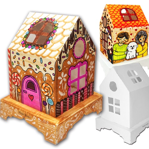 [매직북스] 하우스 컬러링 무드등 만들기