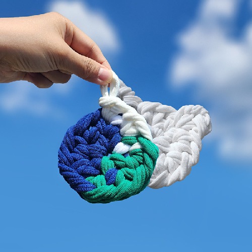 [매직북스] 지구환경 양말목 컵받침 만들기 2종 택1 (스티커 포함) PK