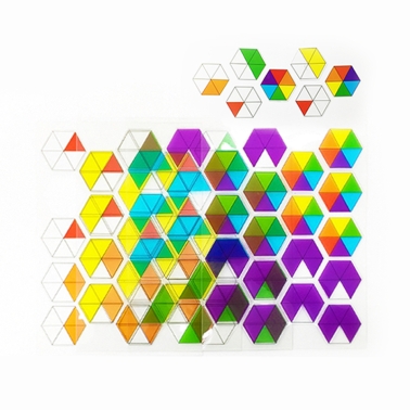 ON-tact 창의 꾸러미KIT 투명 육각 분수 필름 세트