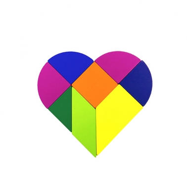 ON-tact 학습꾸러미 하트퍼즐 8조각