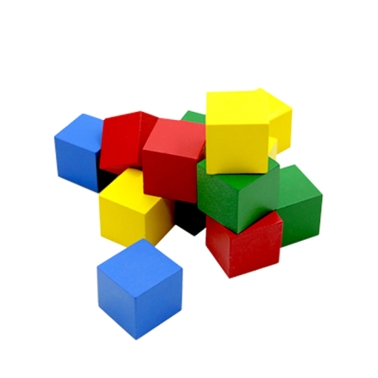 멀티큐브 (쌓기나무) 원목 40pcs