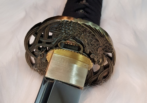 대조영도검1154 용봉 조선세법도 고망간강/ 접쇠화문강 고급화리목원목 수련용검