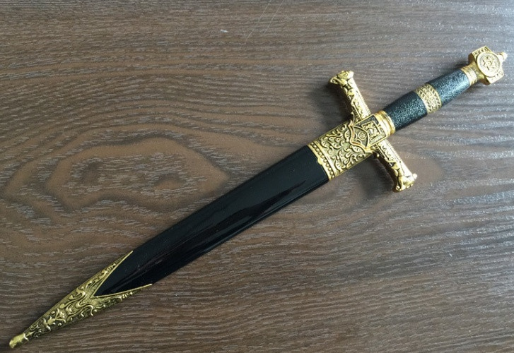 대조영도검0365십자군 기병단검 단도 서양검 장식용도검 소품촬영용검 야인도검