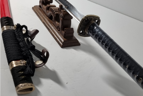 대조영도검999-3진규 태도 진흙열처리 타치 무사도 일본도 수련용도검 장식용도검 야인도검