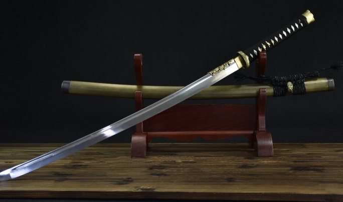 대조영도검2036 대룡 무사도 화문강접쇠 수련용가검 장식용가검