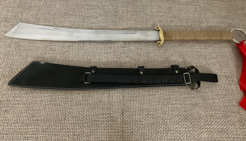 대조영도검3998 항일전도 고망간강 군용대도 수련용가검 장식용가검