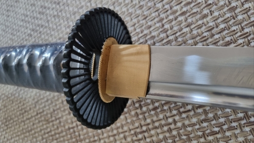 대조영도검3092 태양 무사도 고성능망간강 바람혈조도신 천연어피 수련용가검