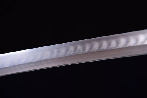 대조영도검2193  일귀무사도 T10진흙열처리 늑대이빨무늬천연하몬