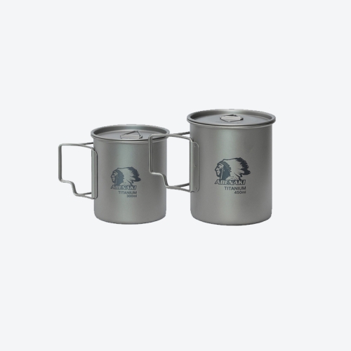 아베나키 티타늄 머그 세트 (300+450ml)