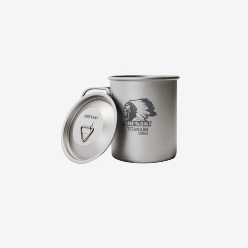 아베나키 티타늄 머그컵 300ml (뚜껑 포함)