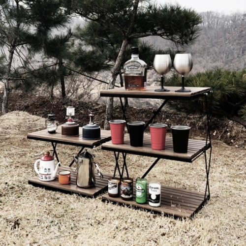 아베나키 폴딩 우드쉘프 (2단 / 3단)