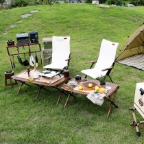 아베나키 코모도테이블R 우드 롤테이블 120