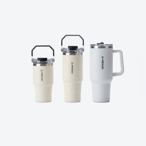 아베나키 스테인레스 빨대 텀블러 (600 / 900 / 1200ml)