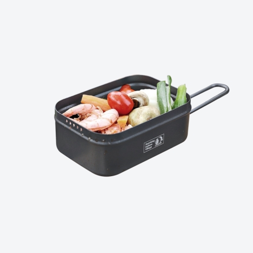 아베나키 논스틱 사각반합+찜기세트 (1.4L)
