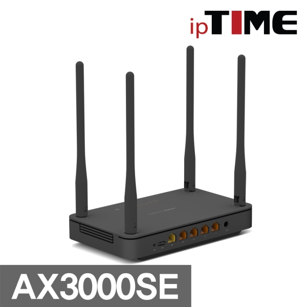 ipTIME AX3000SE 블랙 WIFI6 AX3000 듀얼밴드 유무선공유기 무료배송