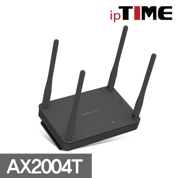 ipTIME AX2004T 블랙 WIFI6 AX1500 듀얼밴드 유무선공유기
