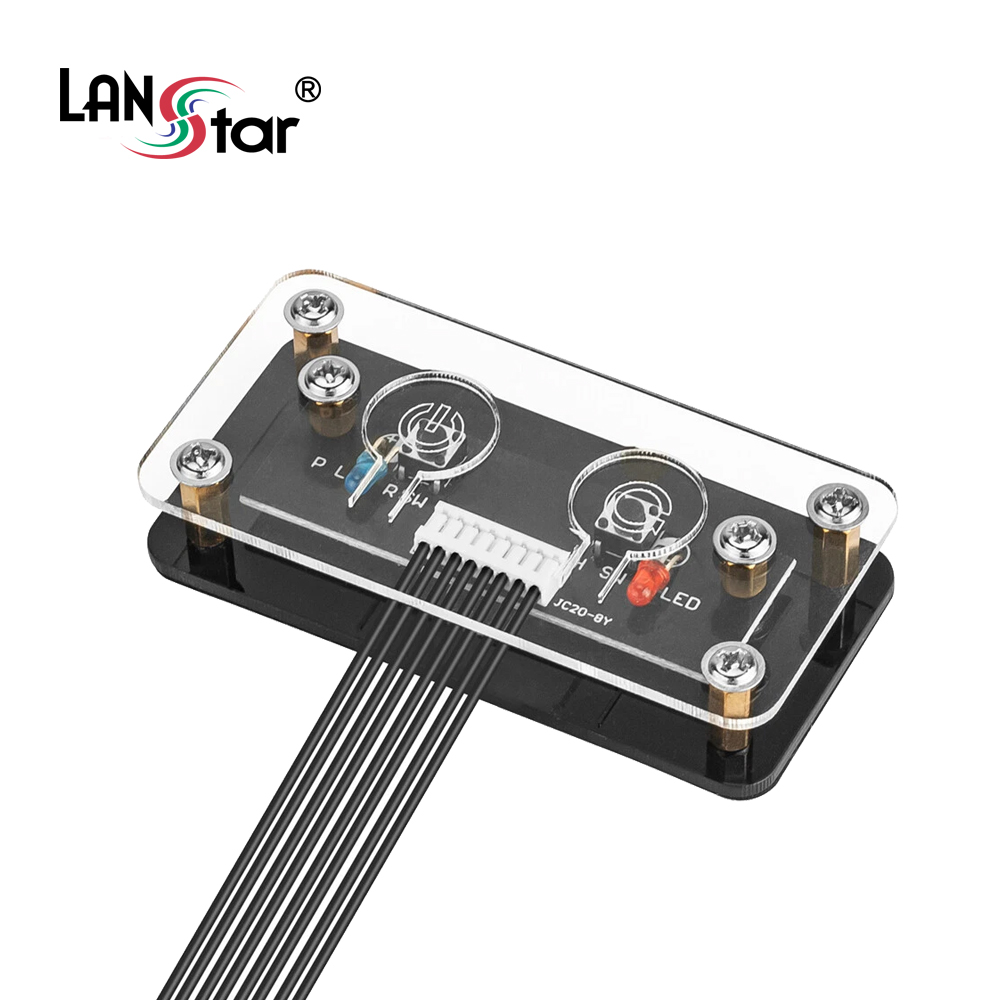 [LANstar] 데스크탑 파워 리셋 스위치 [30963]