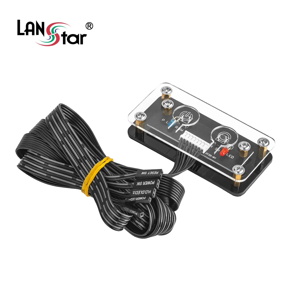 [LANstar] 데스크탑 파워 리셋 스위치 [30963]