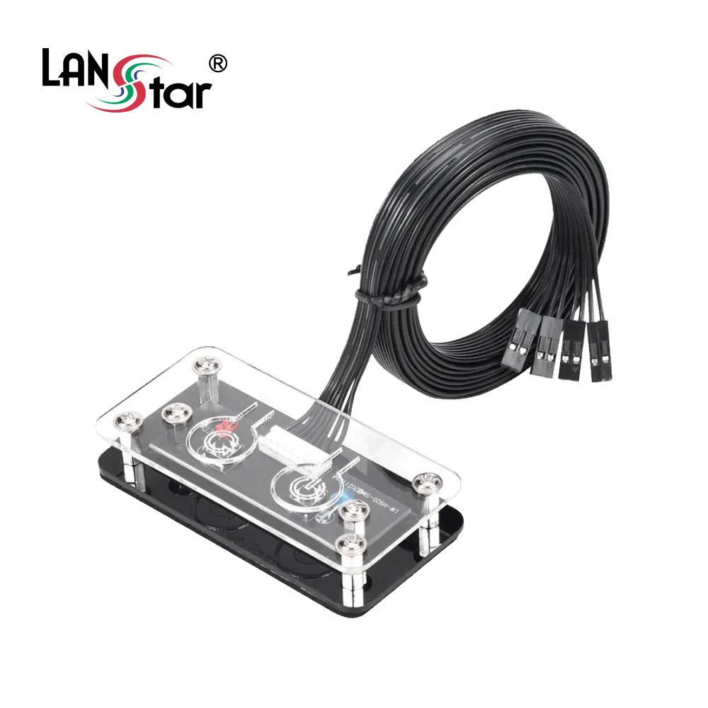 [LANstar] 데스크탑 파워 리셋 스위치 [30963]