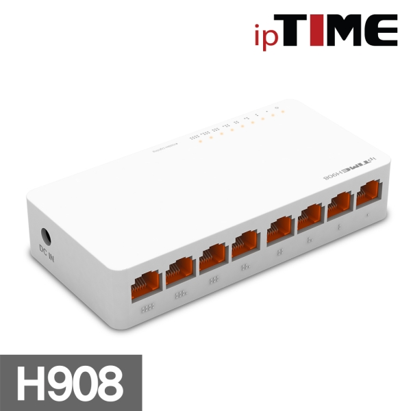 ipTIME H908 8포트 10/100Mbps 스위칭허브