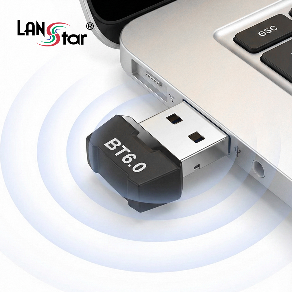[LANstar] 블루투스 6.0 USB 동글이 이어폰 무선 수신기 [30962]