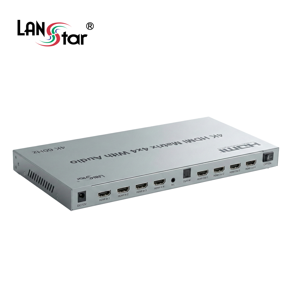 [LANstar] HDMI2.0 4x4 매트릭스 [30965]