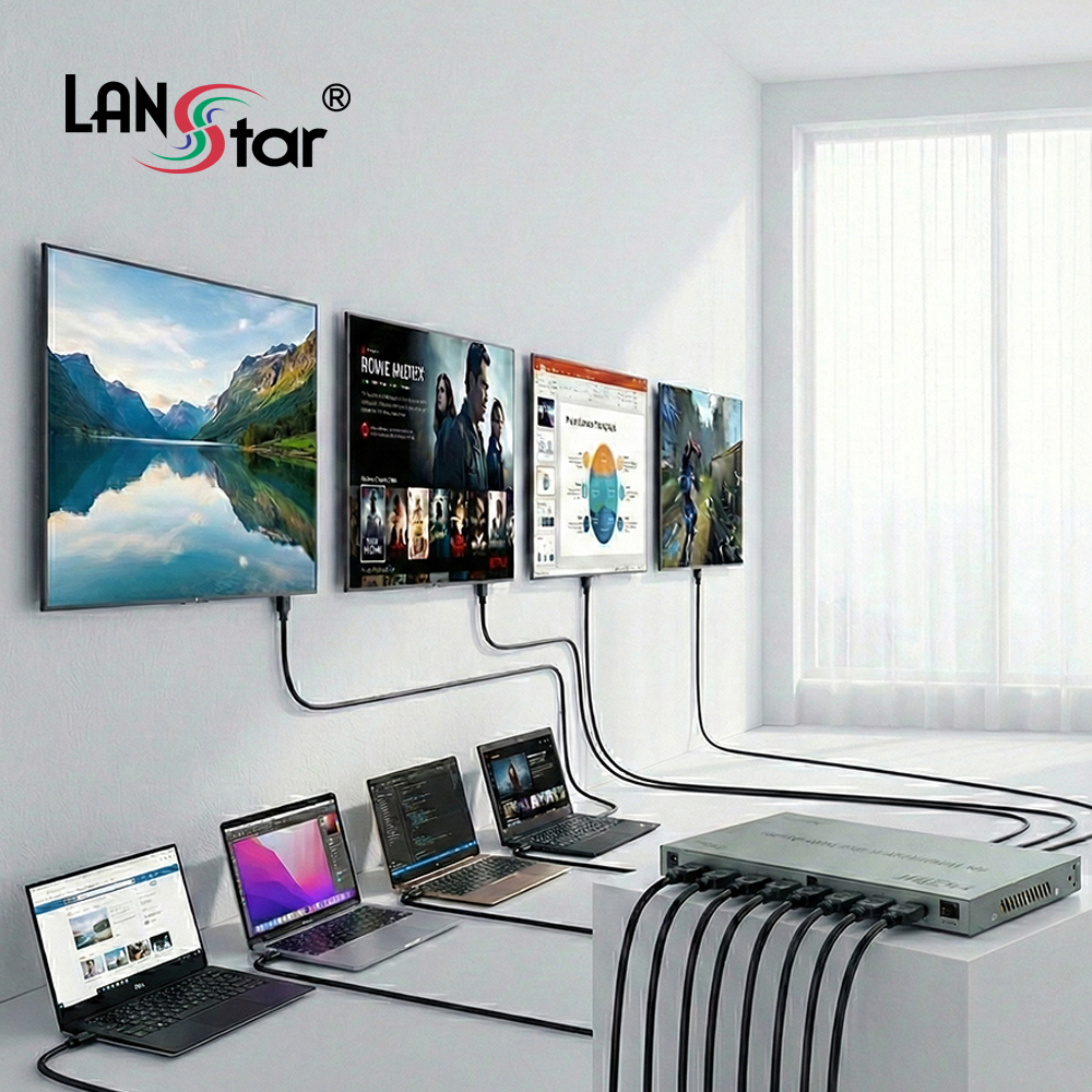 [LANstar] HDMI2.0 4x4 매트릭스 [30965]