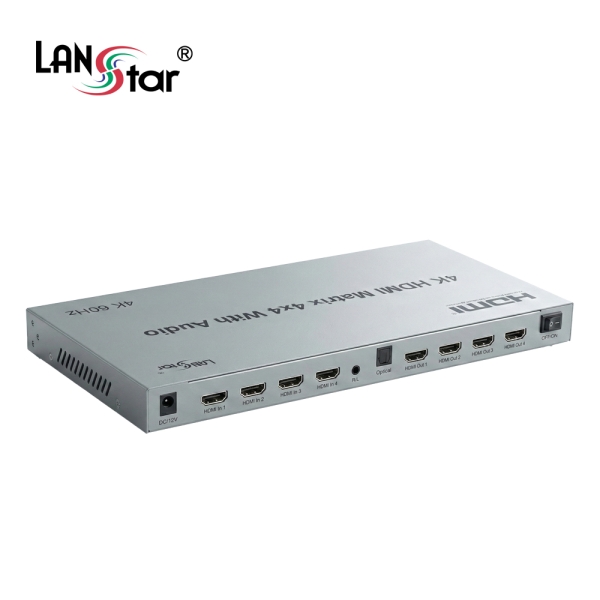 [LANstar] HDMI2.0 4x4 매트릭스 [30965]