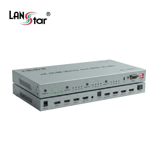 [LANstar] HDMI2.0 4x4 매트릭스 [30965]