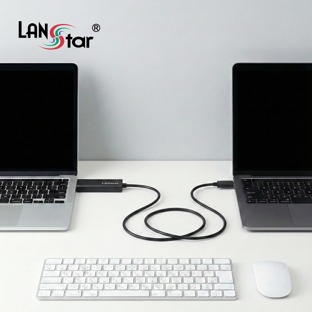 [LANstar] USB C 데이터 공유 KM 링크 케이블 [30967] [100개]