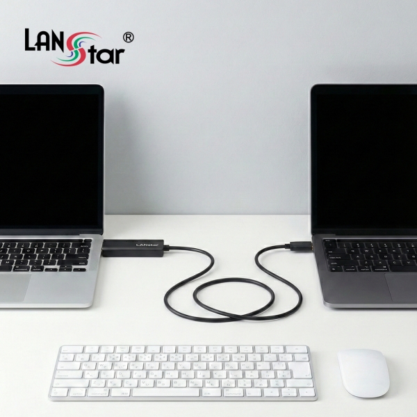 [LANstar] USB C 데이터 공유 KM 링크 케이블 [30967] [100개]