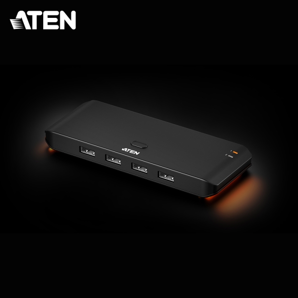 ATEN essentials USB 2.0 2x4 공유스위치 투컴선택기 US4224