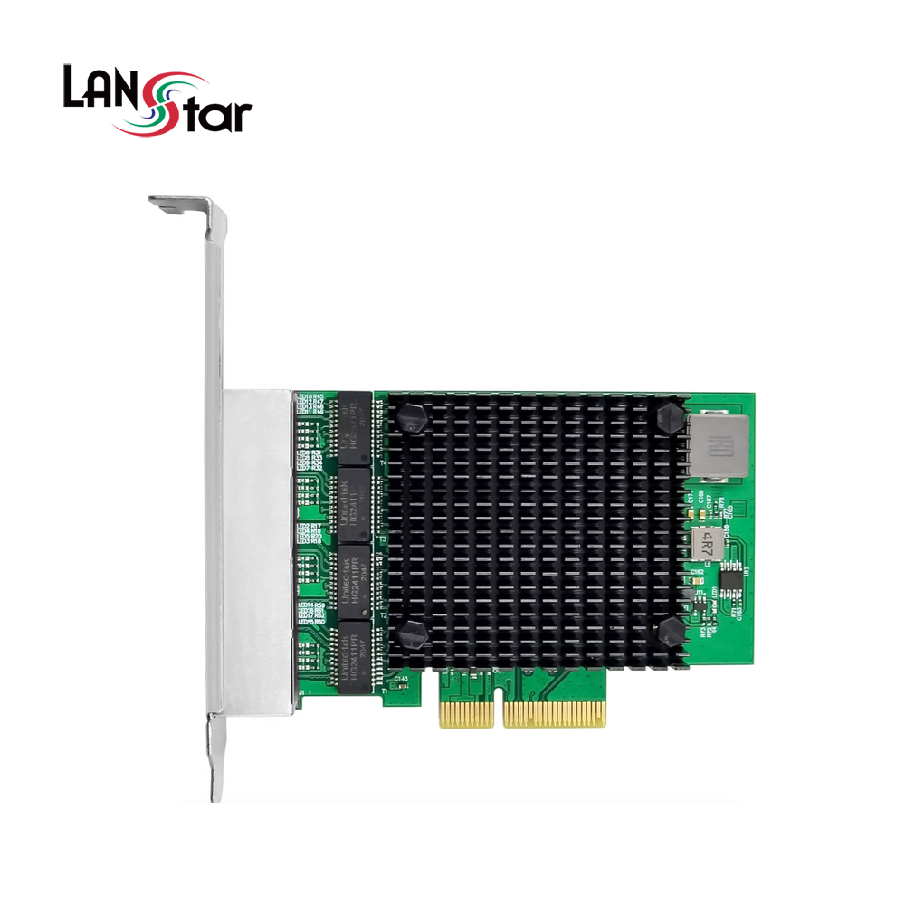[LANstar] PCIe 유선랜카드 2.5Gbps 4포트 (Realtek RTL8125B) [30970]