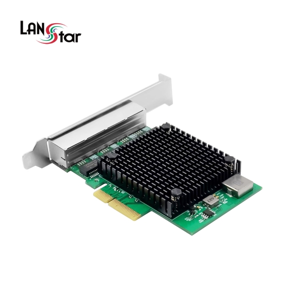 [LANstar] PCIe 유선랜카드 2.5Gbps 4포트 (Realtek RTL8125B) [30970]