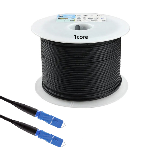 스타링크 SC-SC 싱글모드 1코어 옥외용 광케이블 FTTH 드롭케이블 100M SL-FC100