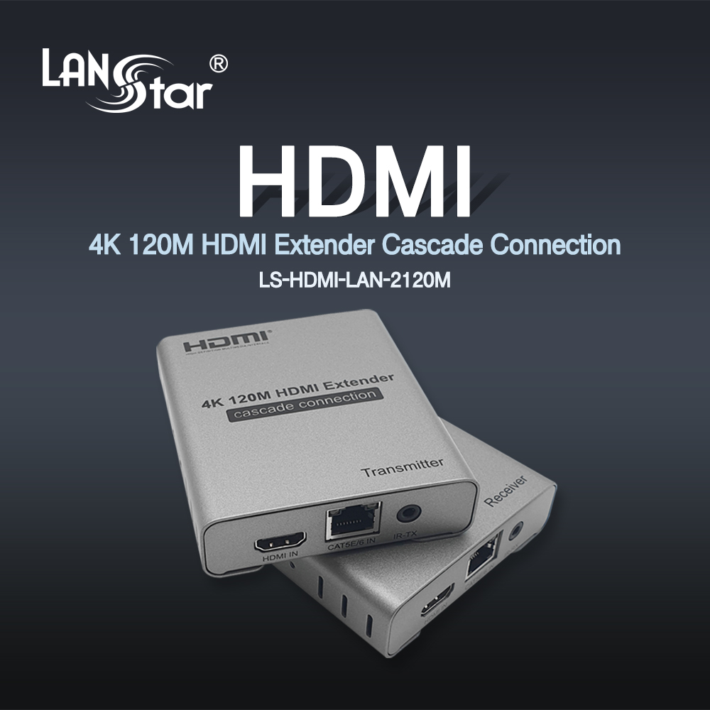 [LANstar] HDMI 리피터 거리연장기 (TX,RX-Set) [20223]