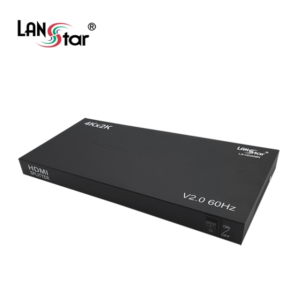 [LANstar] HDMI2.0 1:8 8포트 분배기, 4K 60hz [30378]