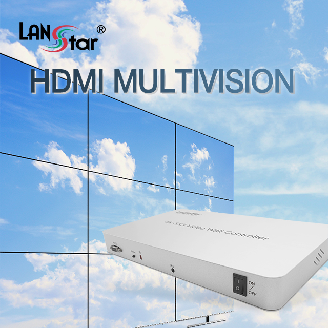 [LANstar] HDMI 3x3 멀티비젼 비디오월 컨트롤러 [30381]