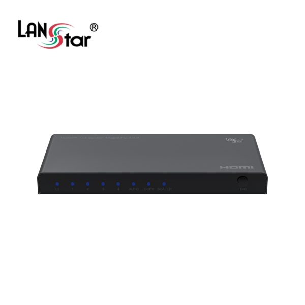 [LANstar] HDMI2.0 4포트 분배기, 4K 60hz 다운스케일 지원 [30737]