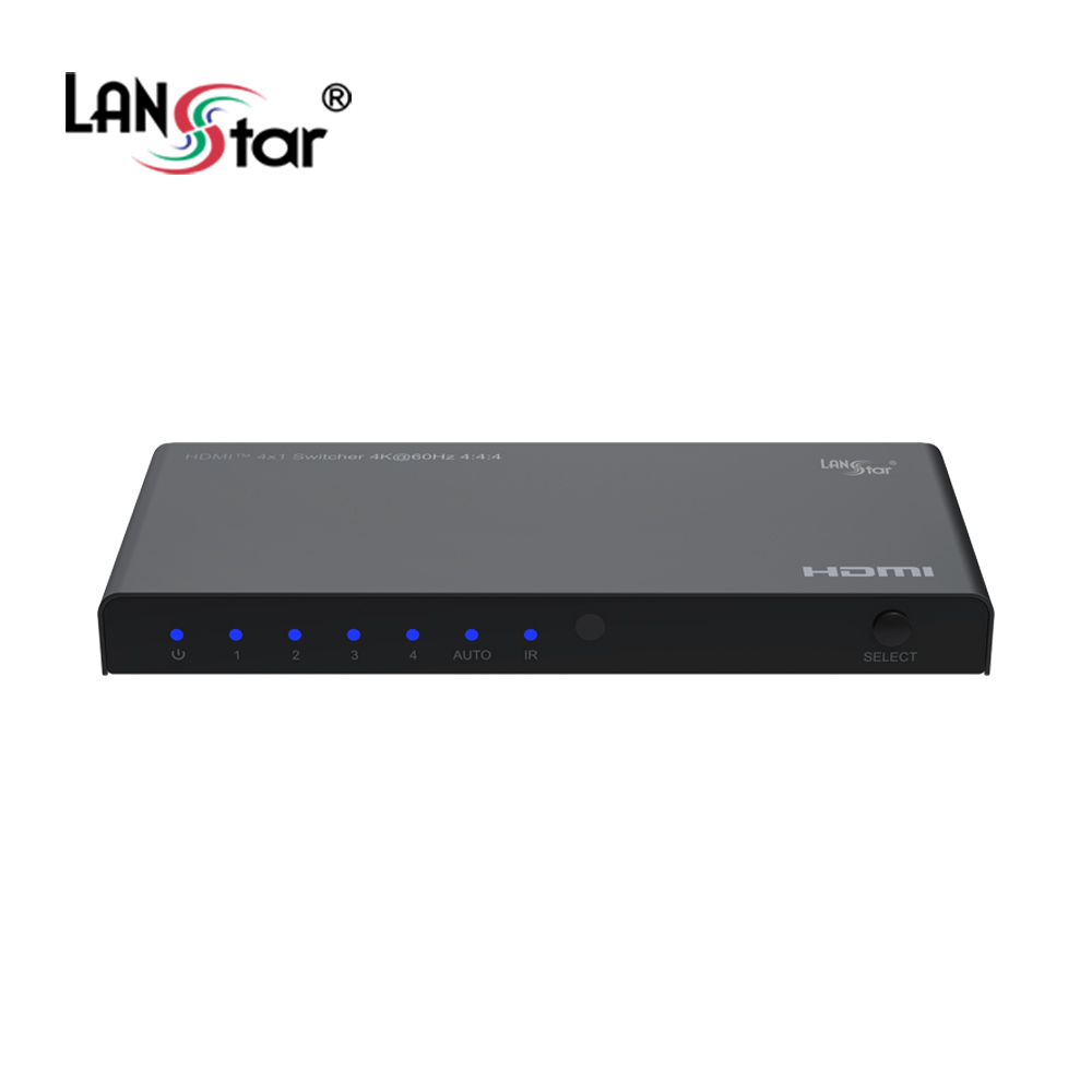 [LANstar] HDMI2.0 4:1 선택기, 4K 60hz [30739]