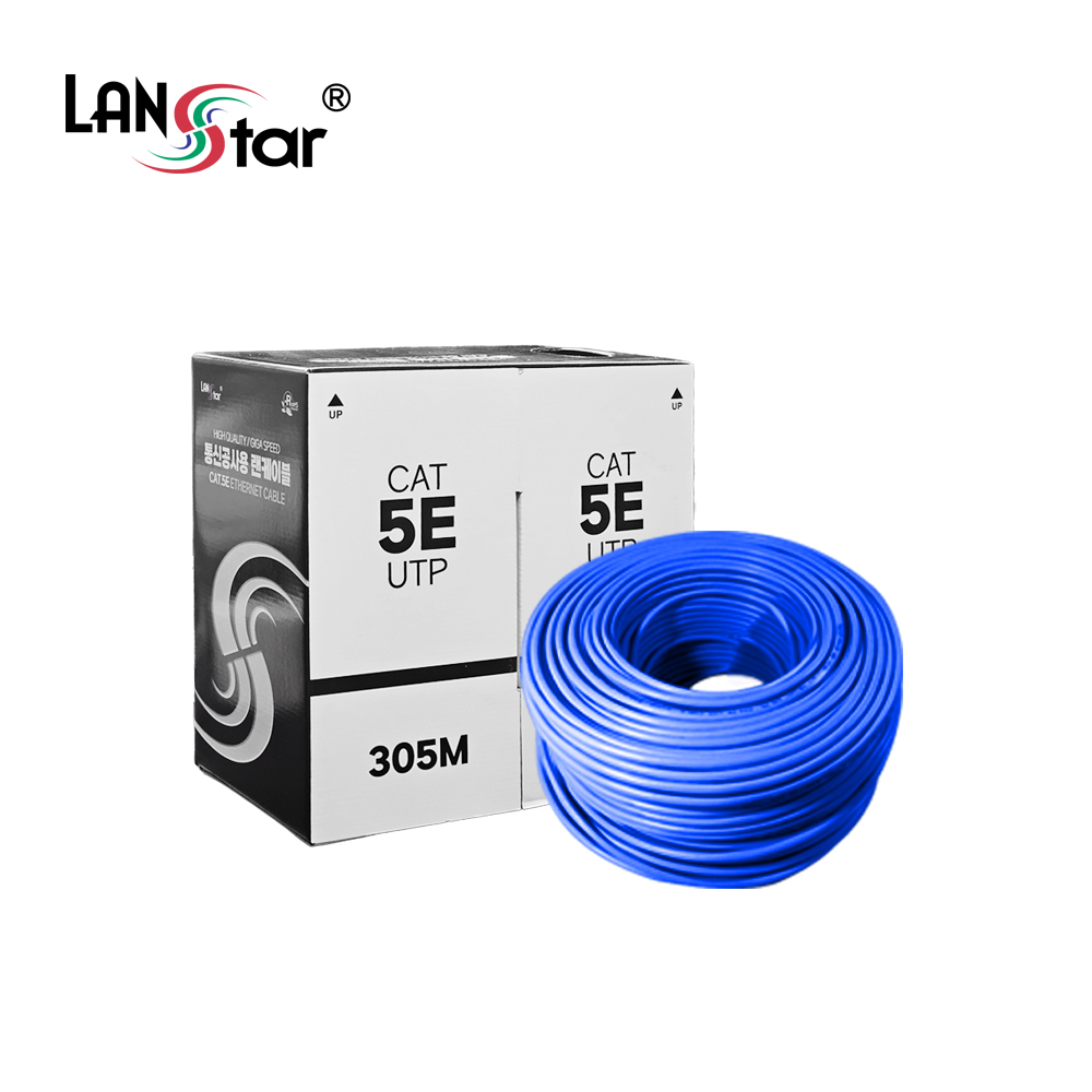 [LANstar] Cat.5E UTP 305M 케이블 Blue 색상 [LSC003]
